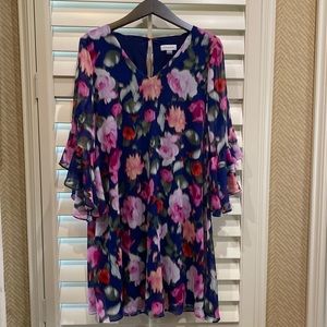 Calvin Klein Sz 12 Floral Dress